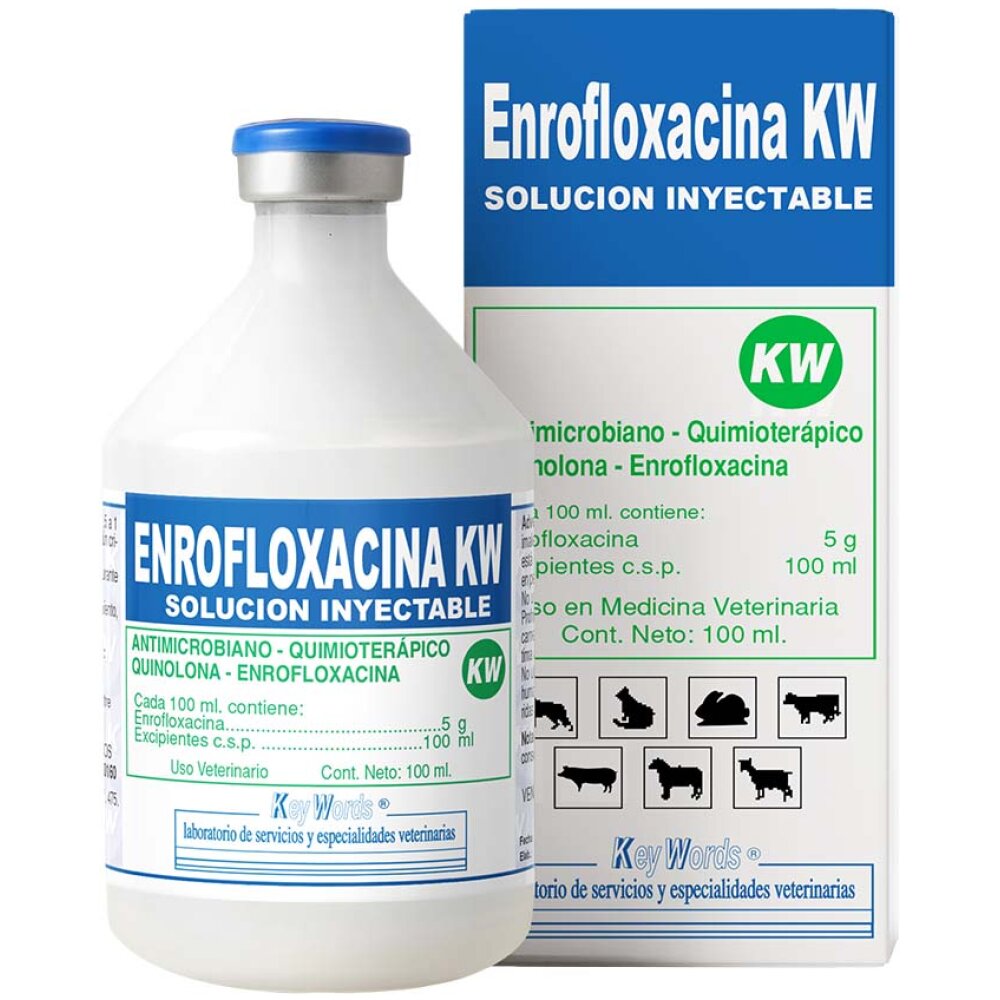 ENROFLOXACINA KW inyectable