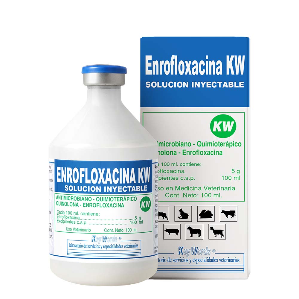 ENROFLOXACINA KW inyectable